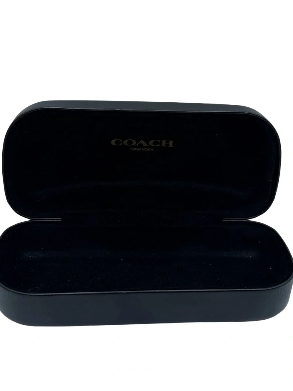 Coach | Black Rectangular Hard Sunglasses Case